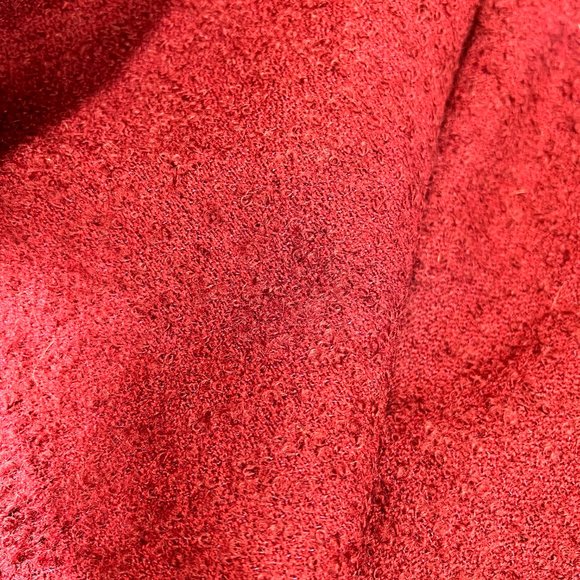 📌2 Beautiful Fabrics to Sew a Jacket, Short Coat..  Blackberry Red & Pine Green - Picture 10 of 14